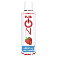 Lubricante Wet Turn On Yummy Strawberry Flavor 4 oz - Cake Sex Shop