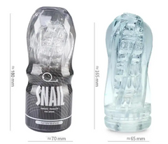 Masturbador Snail Clear Cup - Cake Sex Shop 2 3