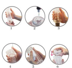 Masturbador Snail Clear Cup - Cake Sex Shop 2