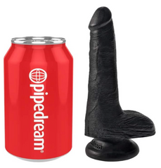 Dildo King Cock - 15 cm Cock With Balls - Black - Cake Sex Shop 2
