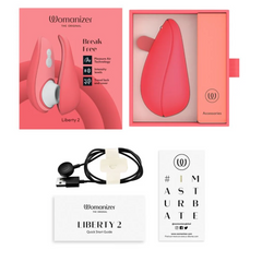 Succionador Liberty 2 Womanizer Vibrant Rose - Cake Sex Shop 2 3