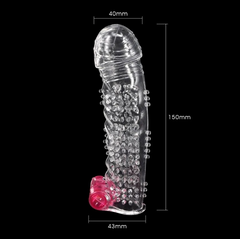 Funda Docoo Vibrations Crystal Penis Sleeve