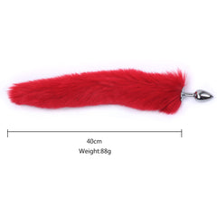 Colita Fox Faux Fur - Red - Cake Sex Shop 2