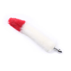 Colita Fox Faux Fur - White Red - Cake Sex Shop 2
