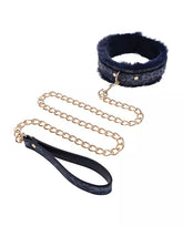 Collar Cougar Fur Collar & Leash - Cake Sex Shop