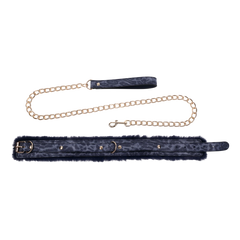 Collar Cougar Fur Collar & Leash - Cake Sex Shop 2 3