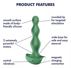 Plug Satisfyer Lolli Plug 2 - Green - Cake Sex Shop 2 3