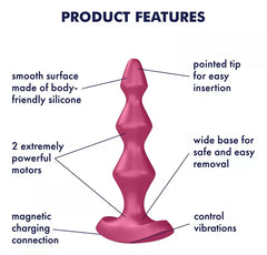Plug Satisfyer Lolli Plug 1 - Berry - Cake Sex Shop 2