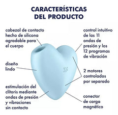 Succionador Satisfyer Cutie Heart - Cake Sex Shop 2 3