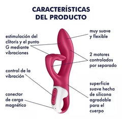 Vibrador Satisfyer Embrace Me - Berry - Cake Sex Shop 2