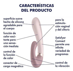 Vibrador Satisfyer Heat Wave - Mauve - Cake Sex Shop 2 3