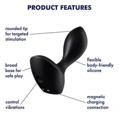 Plug Satisfyer Backdoor Lover Black - Cake Sex Shop 2