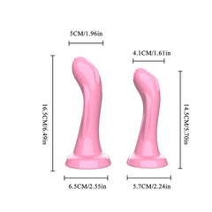 Dildo Arnes Double Vibrating Pink Pleasure - 16.5 cm 1