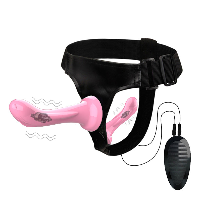 Dildo Arnes Double Vibrating Pink Pleasure - 16.5 cm 1