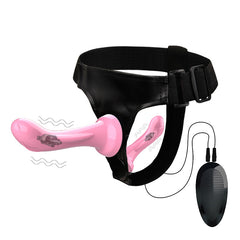 Dildo Arnes Double Vibrating Pink Pleasure - 16.5 cm 1