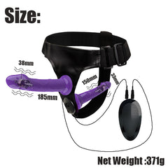 Dildo Arnes Double Vibrating Pleasure - 18 cm - Cake Sex Shop 2