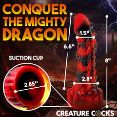 Dildo Demon Rising Scaly Dragon - 20 cm