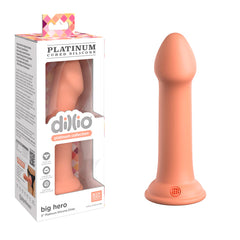 Dildo Dillio Platinum - 15 cm Big Hero - Peach - Cake Sex Shop