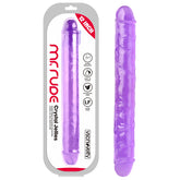Dildo Doble Mr Rude Crystal Jellies Double Ended Dildo - Cake Sex Shop 2 3 4