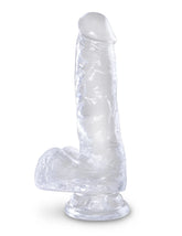 Dildo King Cock Clear 15 cm Cock with Balls