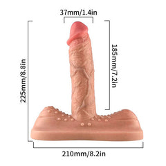 Dildo Mount and Thrust Control Remote - 18 cm