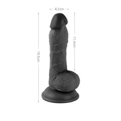 Dildo Mr Rude Realistic Chubby Dong w/balls - 18.5 cm 3
