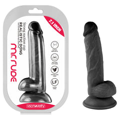 Dildo Mr Rude Realistic Dong w/balls - 18 cm 1
