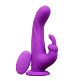Dildo Purple Bunny Dildo Control - 19 cm - Cake Sex Shop