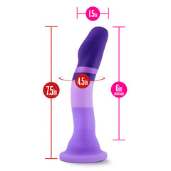 Dildo Purple Rain - 19 cm - Cake Sex Shop 2 3