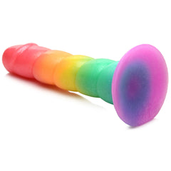 Dildo Simply Sweet Swirl Rainbow Dildo - 16 cm