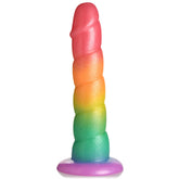 Dildo Simply Sweet Swirl Rainbow Dildo - 16 cm