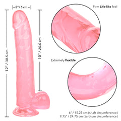 Dildo Size Queen - 25.5 cm Pink 2
