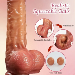 Dildo Alive Dual Layered Realistic - 18 cm