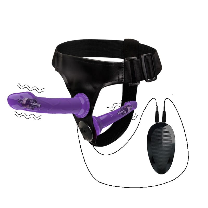 Dildo Arnes Double Vibrating Pleasure - 18 cm - Cake Sex Shop