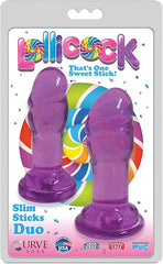 Dildo Lollicock Slim Sticks Duo - 13 cm