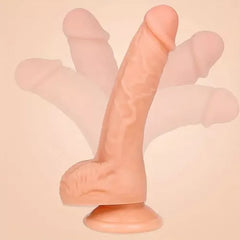 Dildo Ultra-Real Boyfriend Dong w/Balls - 18 cm
