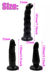 Dildo arnés Triple Pleasure Strap On 18 cm 2