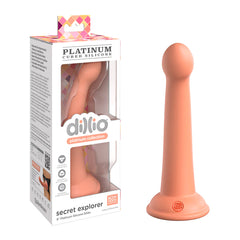 Dildo Dillio Platinum - 15 cm Secret Explorer – Peach - Cake Sex Shop