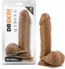 Dildo Dr Skin Dr William - 20 cm - Tan - Cake Sex Shop