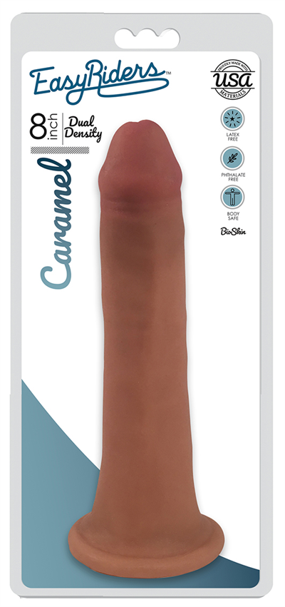Dildo Easy Riders - 20 cm Slim Bioskin Dong – Tan - Cake Sex Shop