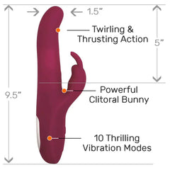 Vibrador Eve's Twirling Rabbit Thruster