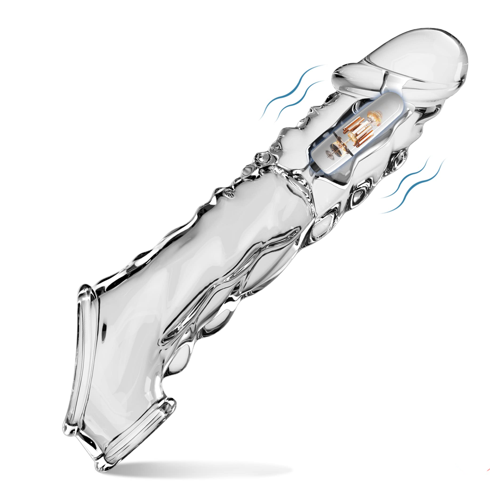 Extensión Clear Vibrating Penis Pro Maxx - Cake Sex Shop