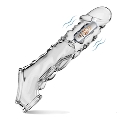 Extensión Clear Vibrating Penis Pro Maxx - Cake Sex Shop