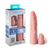 Extensión Fantasy X-tensions Elite 7″ Sleeve with 1″ Plug – Light - Cake Sex Shop