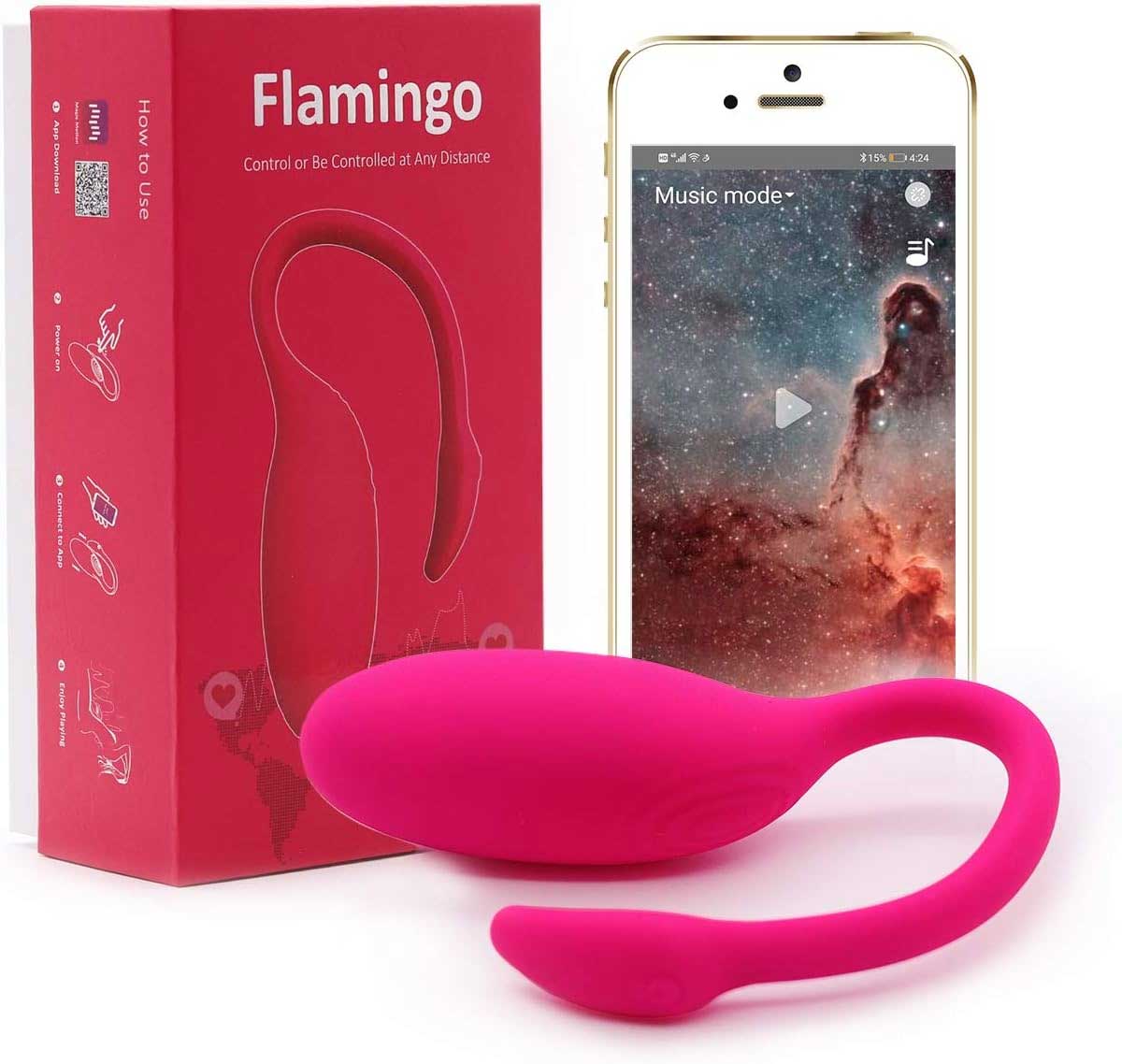 Vibrador Flamingo Magic Motion - Cake Sex Shop