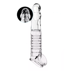 Extensión Clear Vibrating Penis Basic - Cake Sex Shop