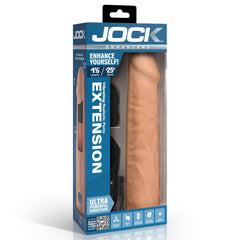 Funda Jock Enhancer Vibrating Silicone Penis Extension Sleeve with Remote Control