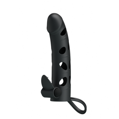 Funda Pretty Love Penis Sleeve Black 5.98" - Cake Sex Shop 2