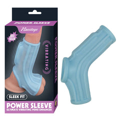 Funda Vibrating Power Sleeve Sleek - Blue - Cake Sex Shop