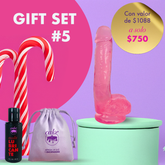 Set Regalo Gift Set #5- Jelly Rosa 8" - Cake Sex Shop